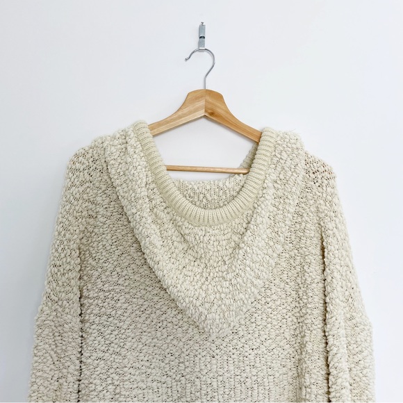 VICI Cream No Brainer Popcorn Boucle Hoodie Sweatshirt - Picture 11 of 12